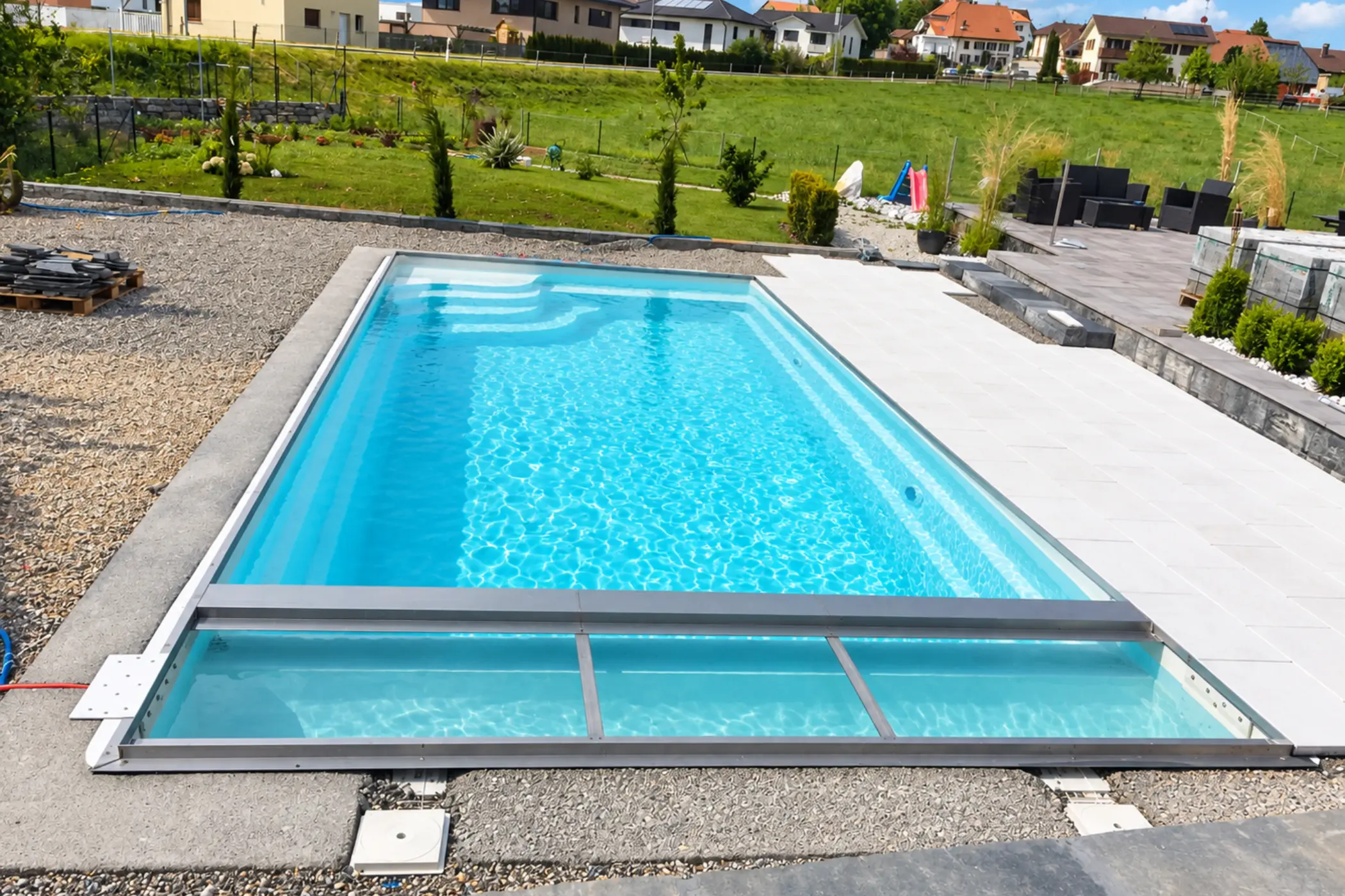 construction piscine Fribourg