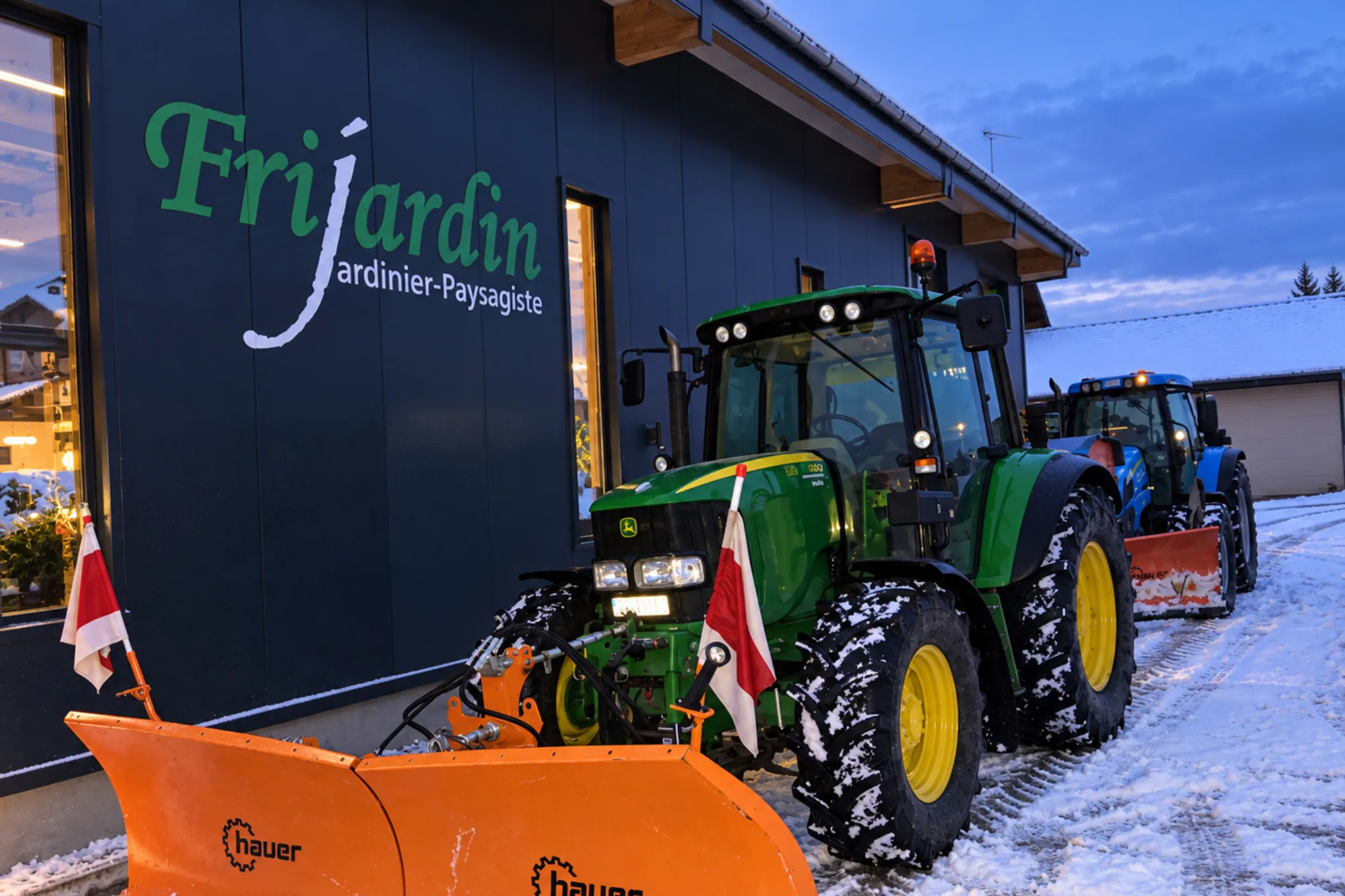 Déneigement de parking